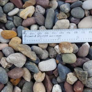 3/4" Multi Color Landscape rock, Decorative gravel