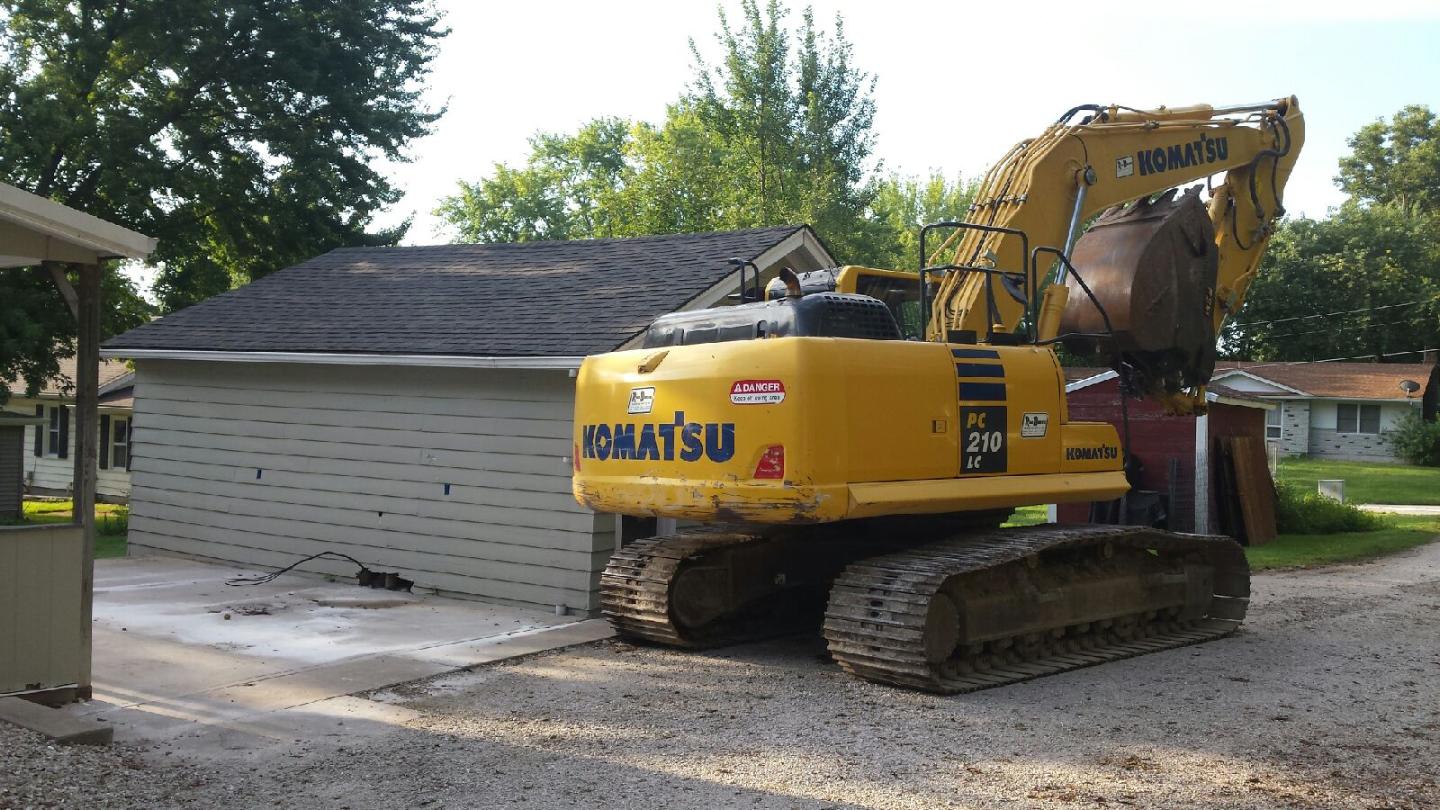 Demolition of Garage Removal