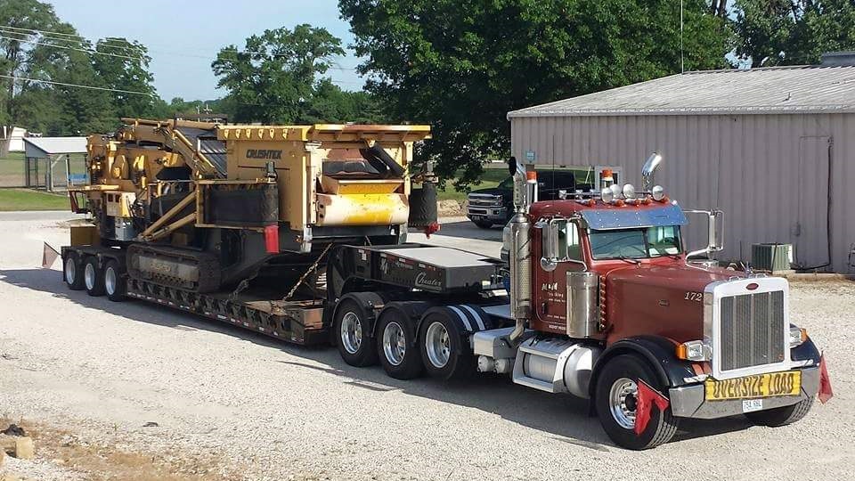 Hauling Heavy equipment